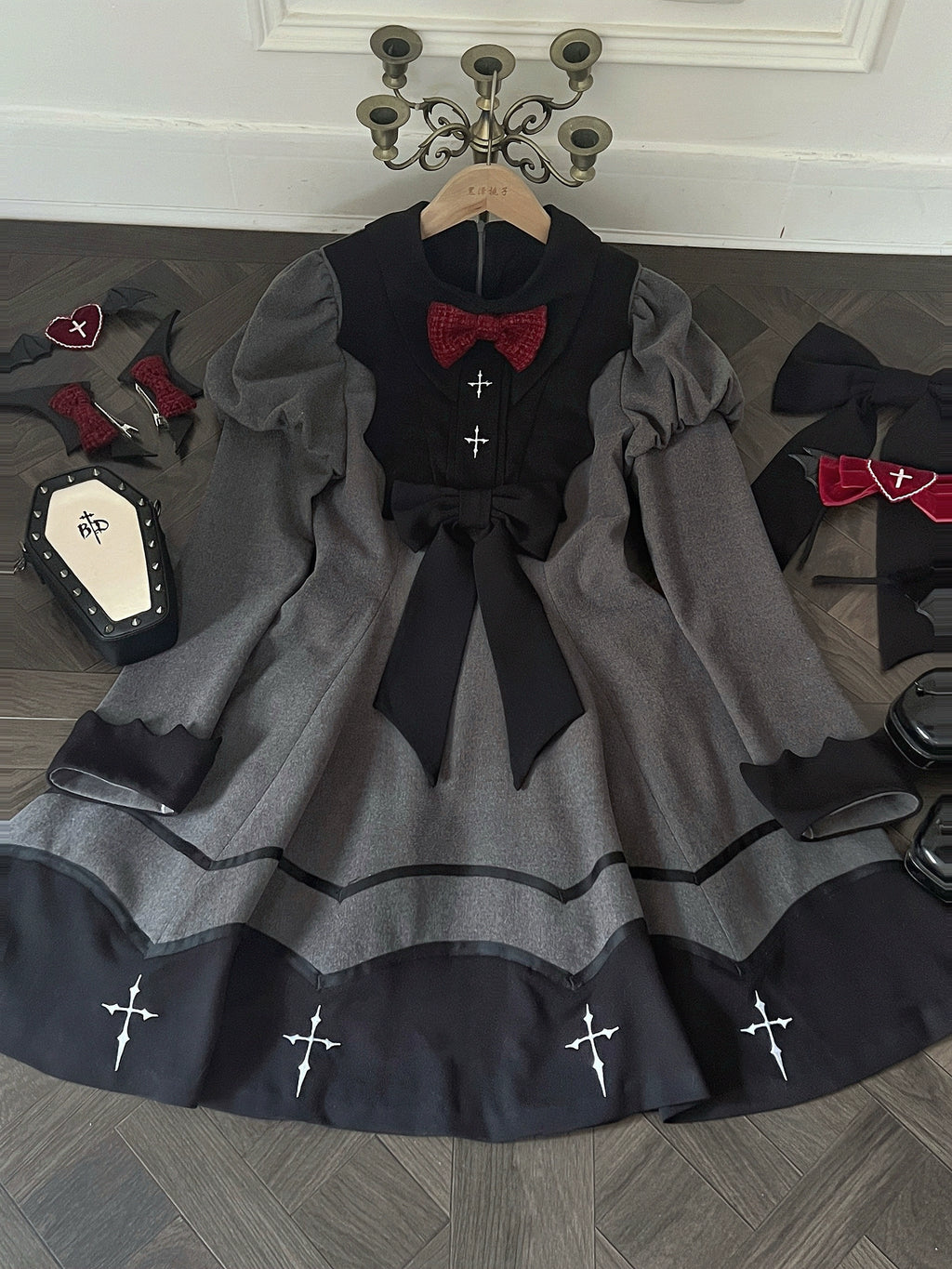 【受注予約6/29まで】Vampire Girl 蝙蝠ワンピース