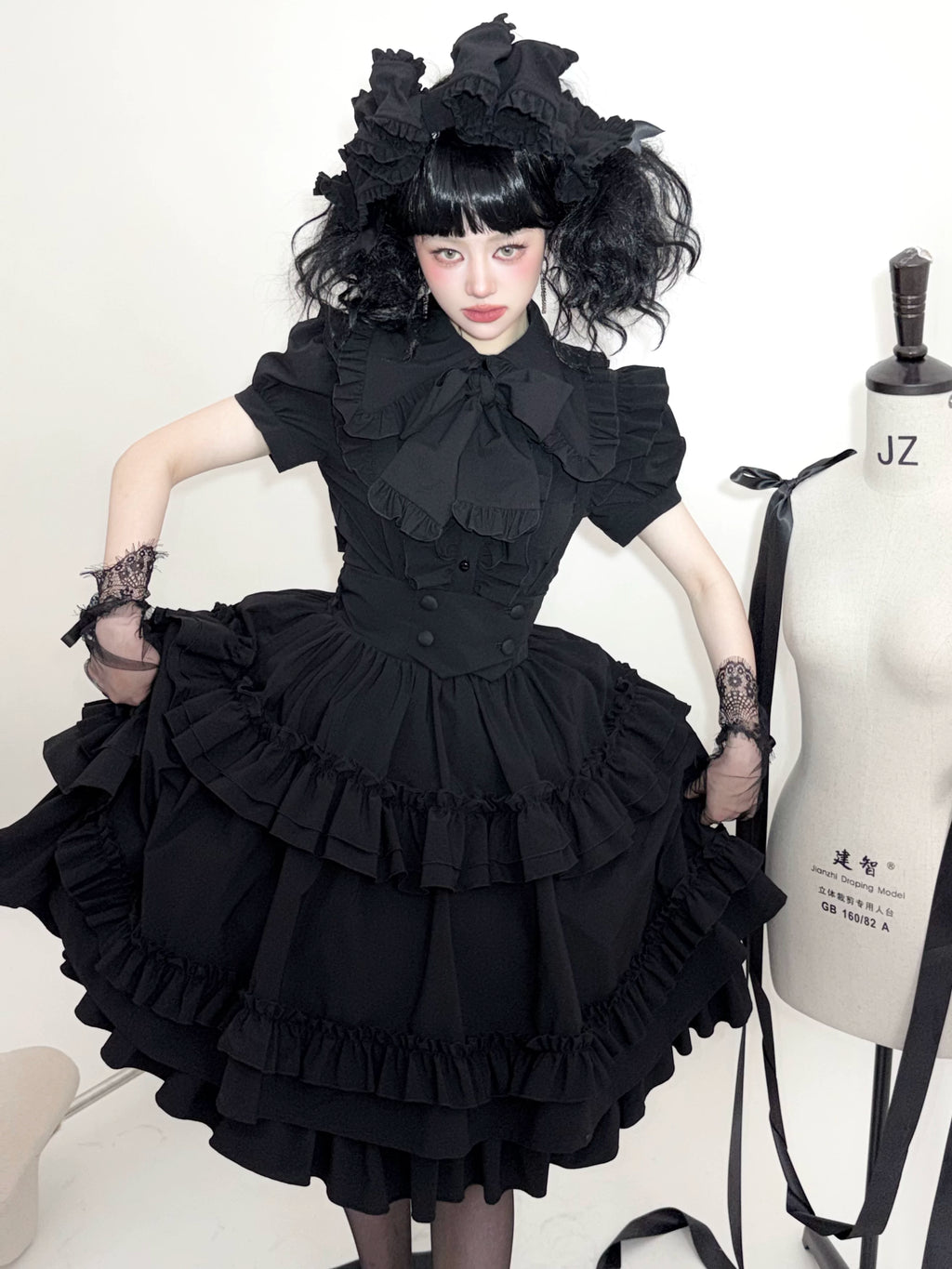 Doll's House フリル半袖ブラウス 全3色