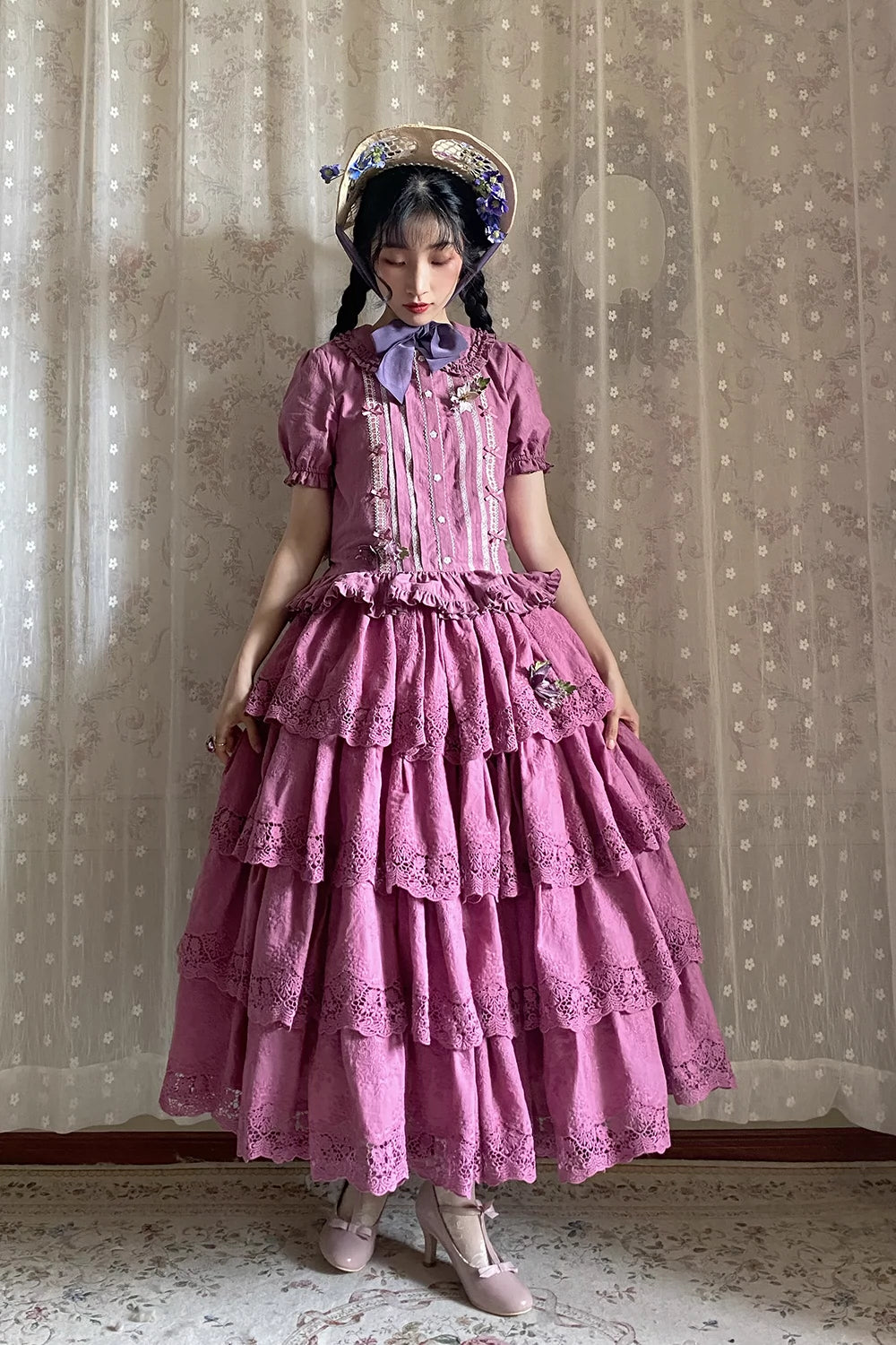 【予約販売】森林輪舞曲半袖ブラウス