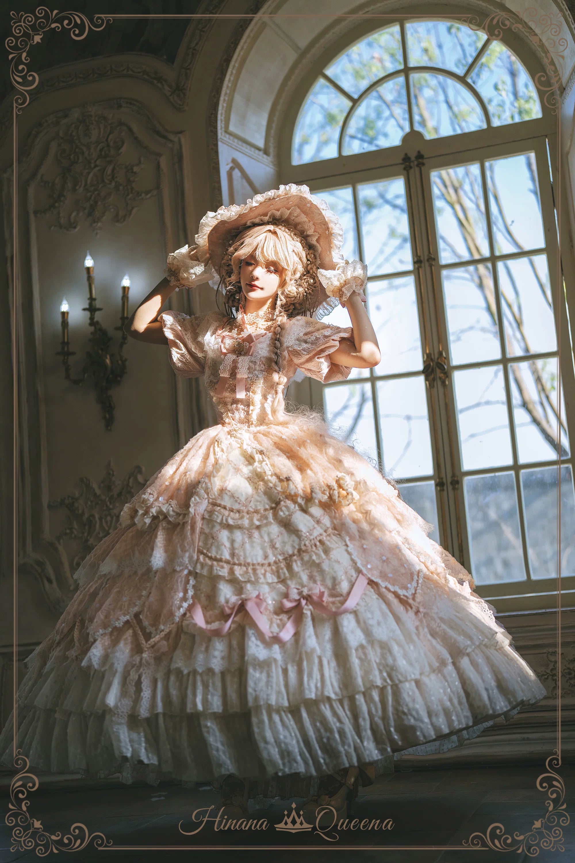 【受注予約9/16まで】Dream Magnifique プリンセスドレス・ロング丈・ピンク