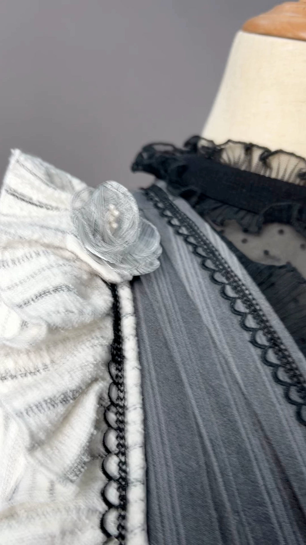 Monotone Camellia ジャンパースカート3点セット