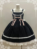 【受注予約5/21まで】Laura's Doll ハイウエストジャンパースカート・全3色