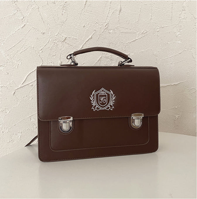 スクール風 ショルダーストラップ付3wayバッグ