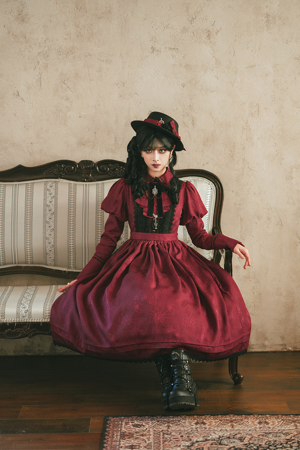 【受注予約1/18まで】Blood Night Lantern Master ジャガードワンピース