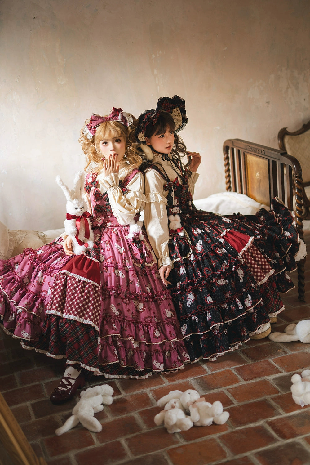 【予約販売】Sweet Berry Rabbit ジャンパースカート
