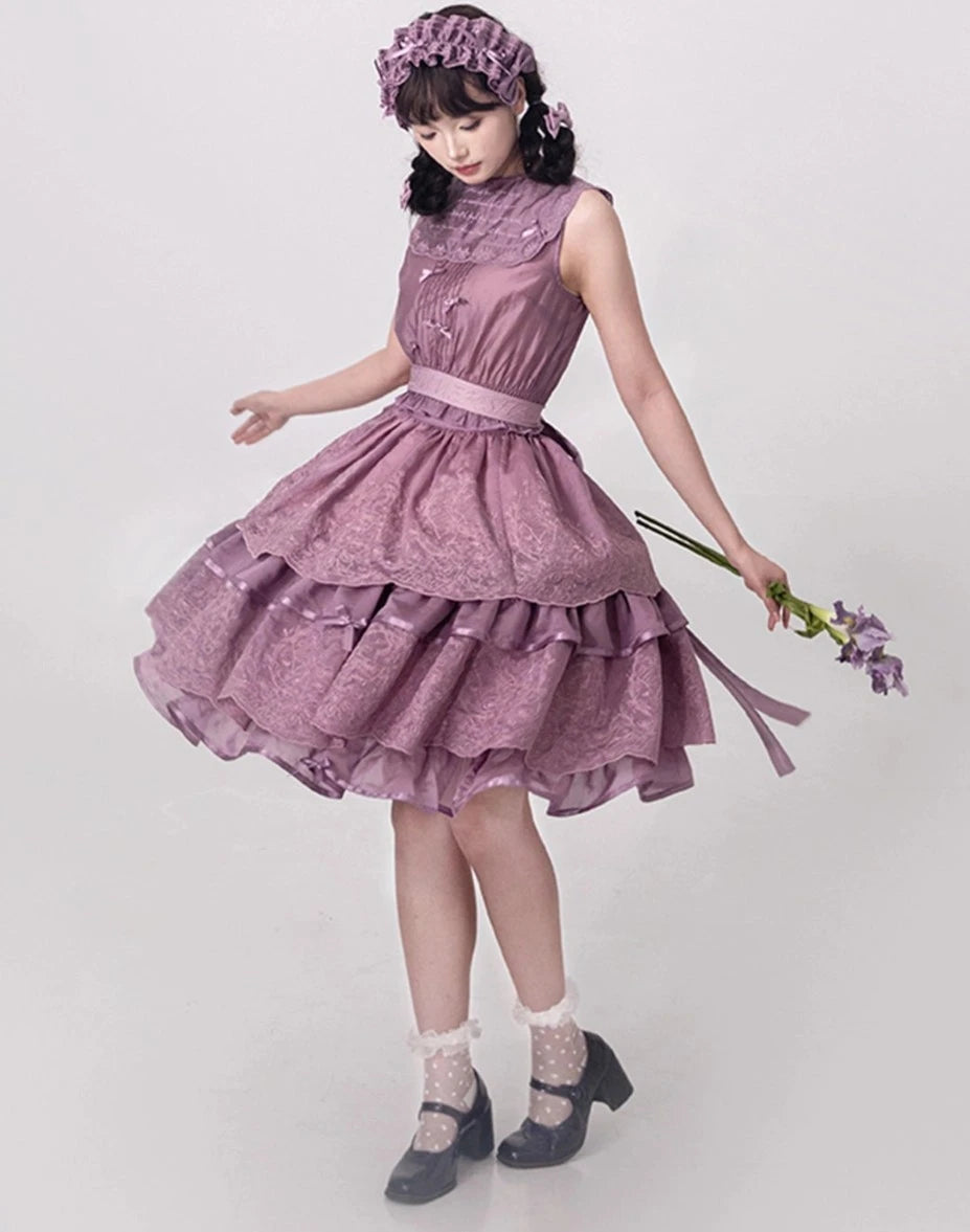 [Sales period ended] Fourteen-line Summer 4-tier skirt