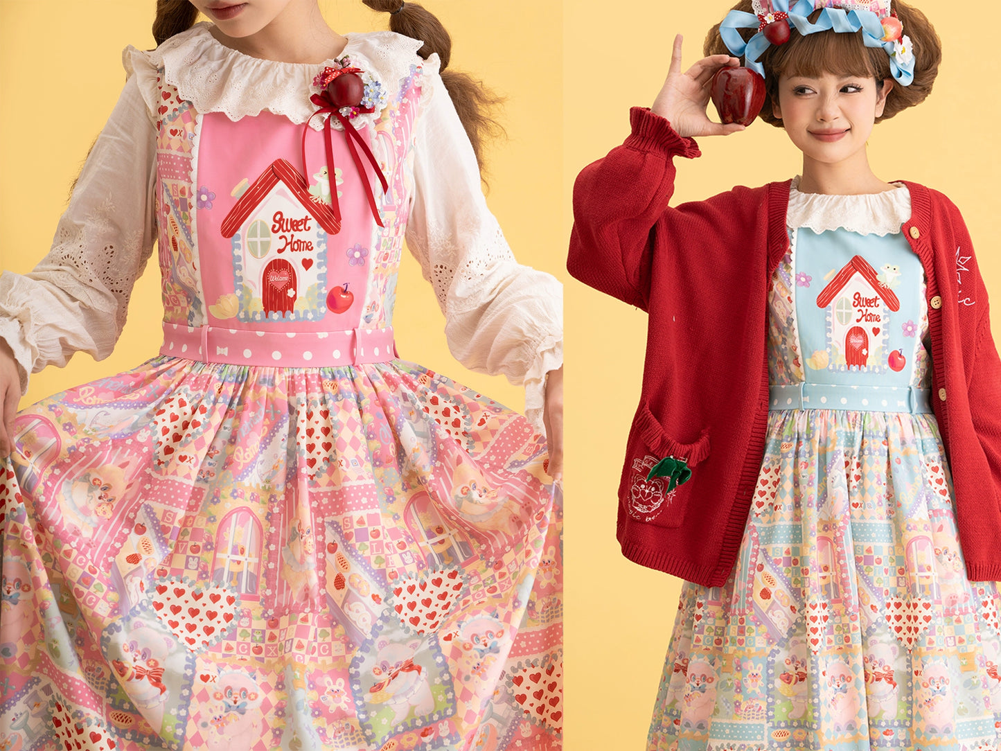 Sweet Home Fairytale Collared Jumper Skirt