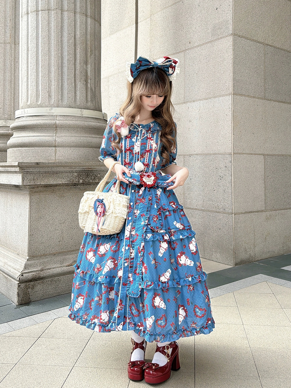 【予約販売】Sweet Berry Rabbit 半袖ワンピース