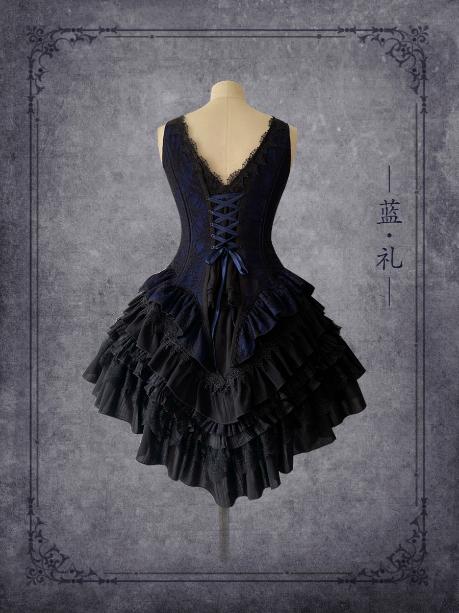 [Sales period ended] Breaking Celemony Gothic Lolita Corset Top