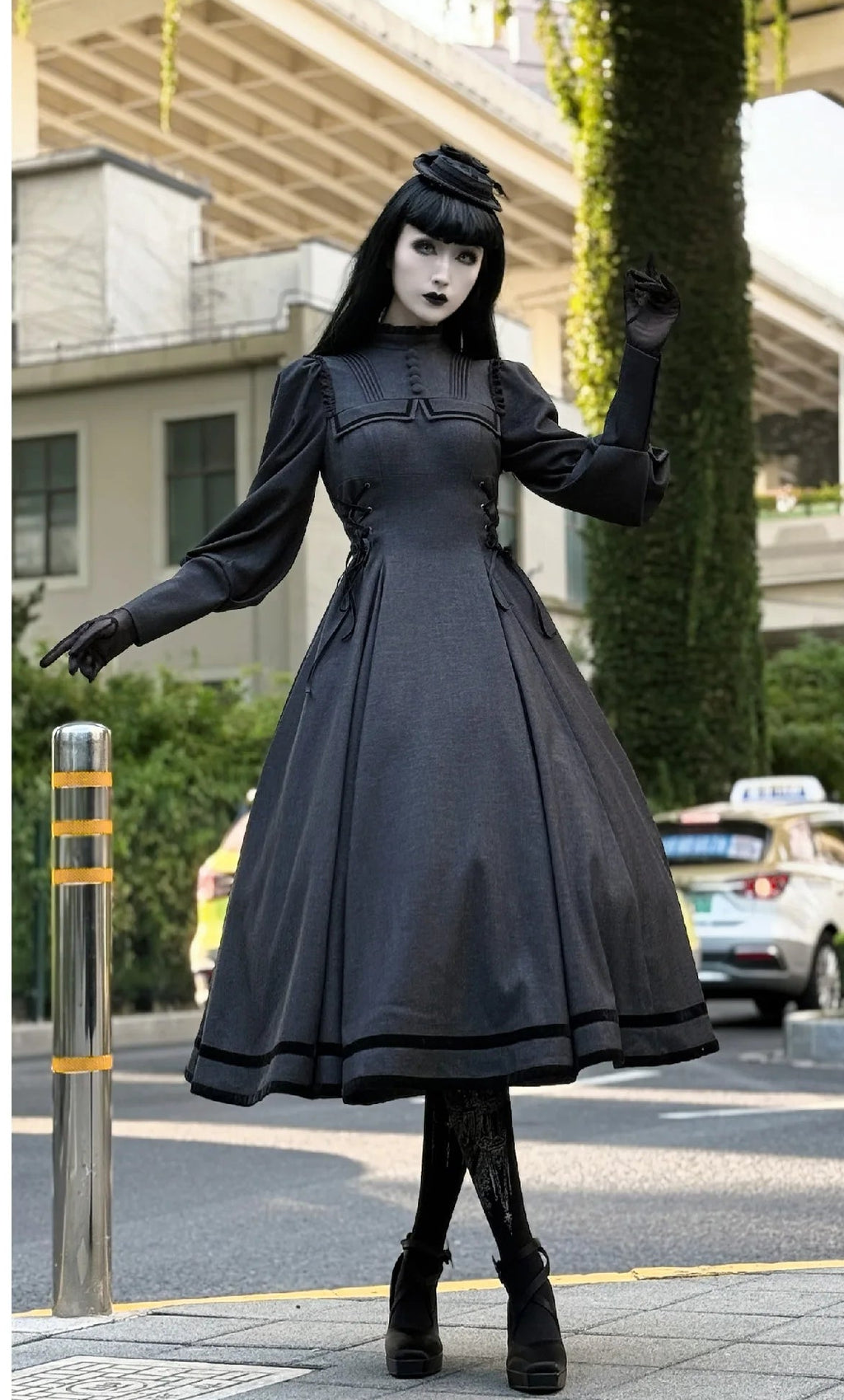 【受注予約10/21まで】Raven Messenger ゴシックロングワンピース