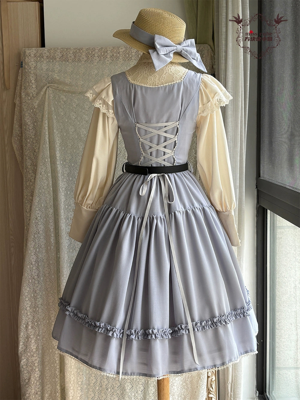 【予約販売】Sketch Wild Rose ジャンパースカート 無地タイプ