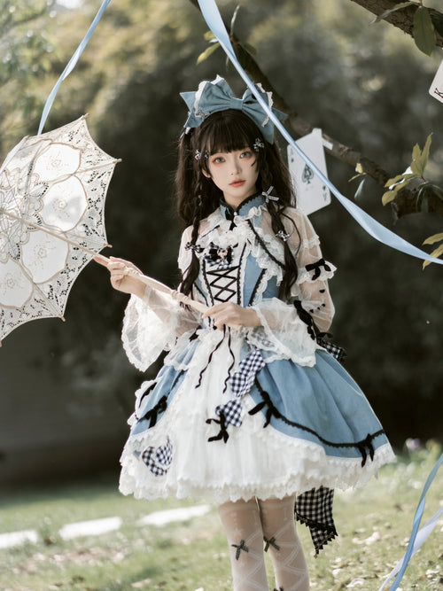 Alice in China  ハートとチェックのセットアップ