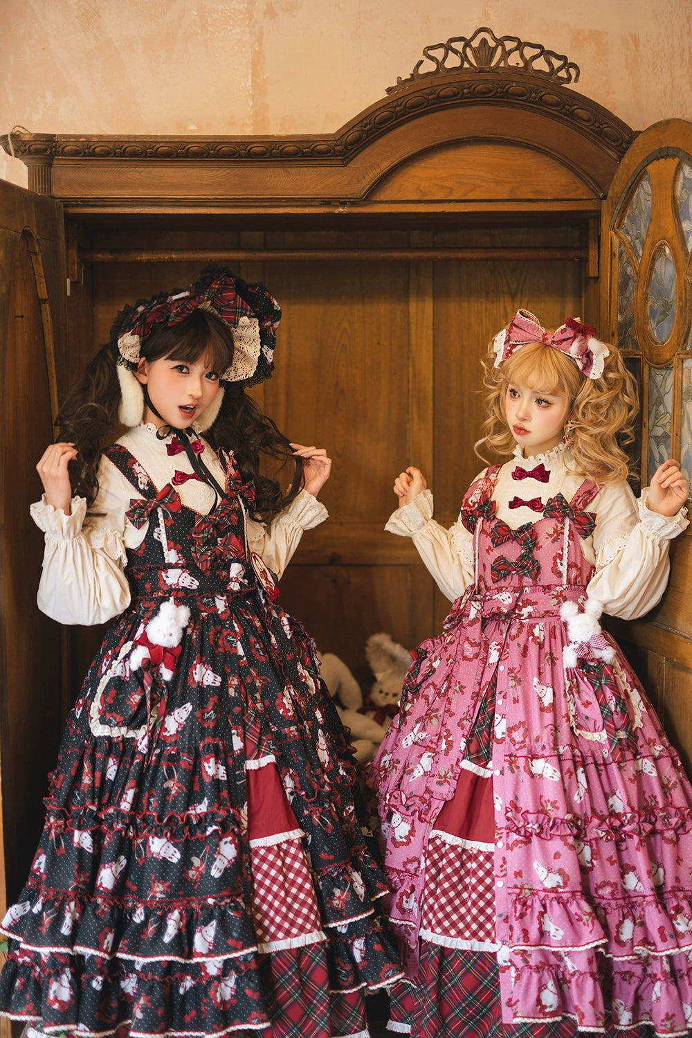 【予約販売】Sweet Berry Rabbit スタンドカラーブラウス