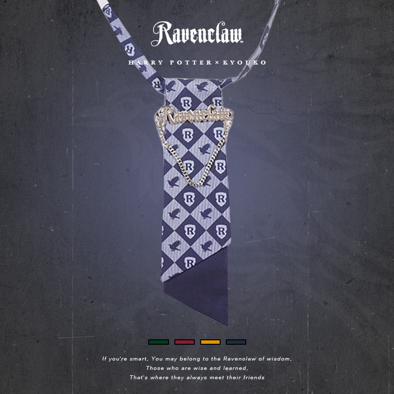 [Pre-order] Hogwarts School of Witchcraft and Wizardry Short Tie with Metal Plate [20% OFF when purchased together]
