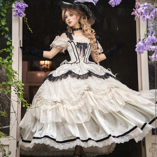 【受注予約11/23まで】The Nightingale of Paris モノトーンドレス・エレガントタイプ