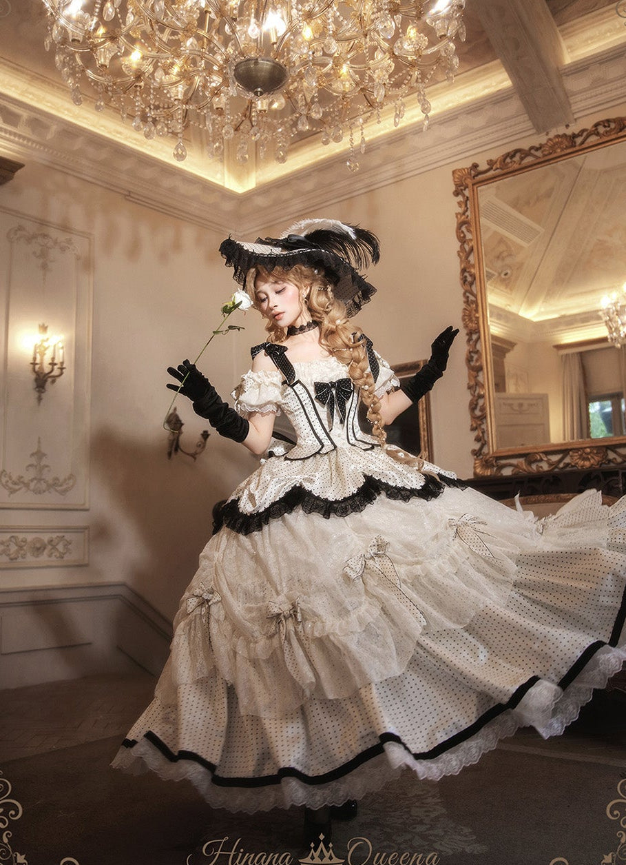 【受注予約11/23まで】The Nightingale of Paris モノトーンドレス・エレガントタイプ