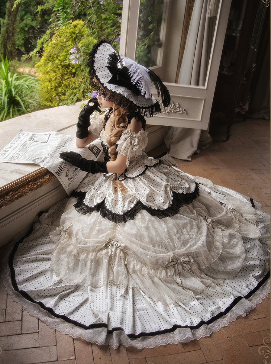 【受注予約11/23まで】The Nightingale of Paris モノトーンドレス・エレガントタイプ