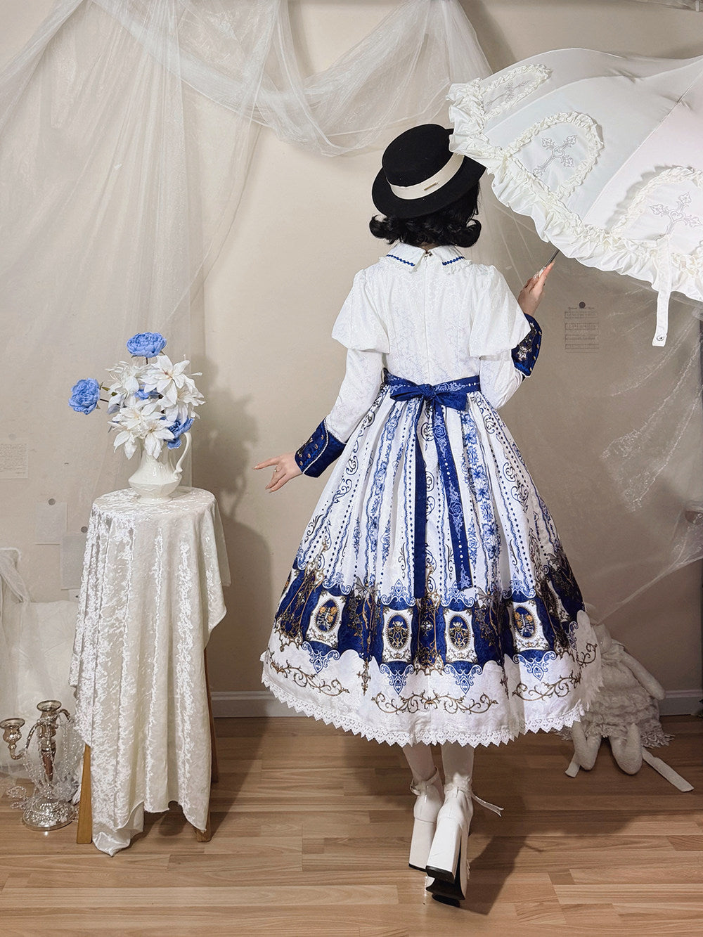 【受注予約1/18まで】Blood Night Lantern Master プリントワンピース・ジゴ袖タイプ