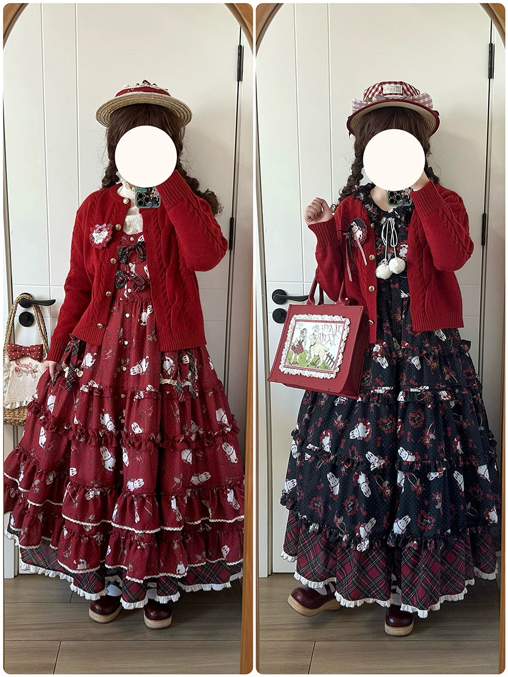 【予約販売】Sweet Berry Rabbit 半袖ワンピース