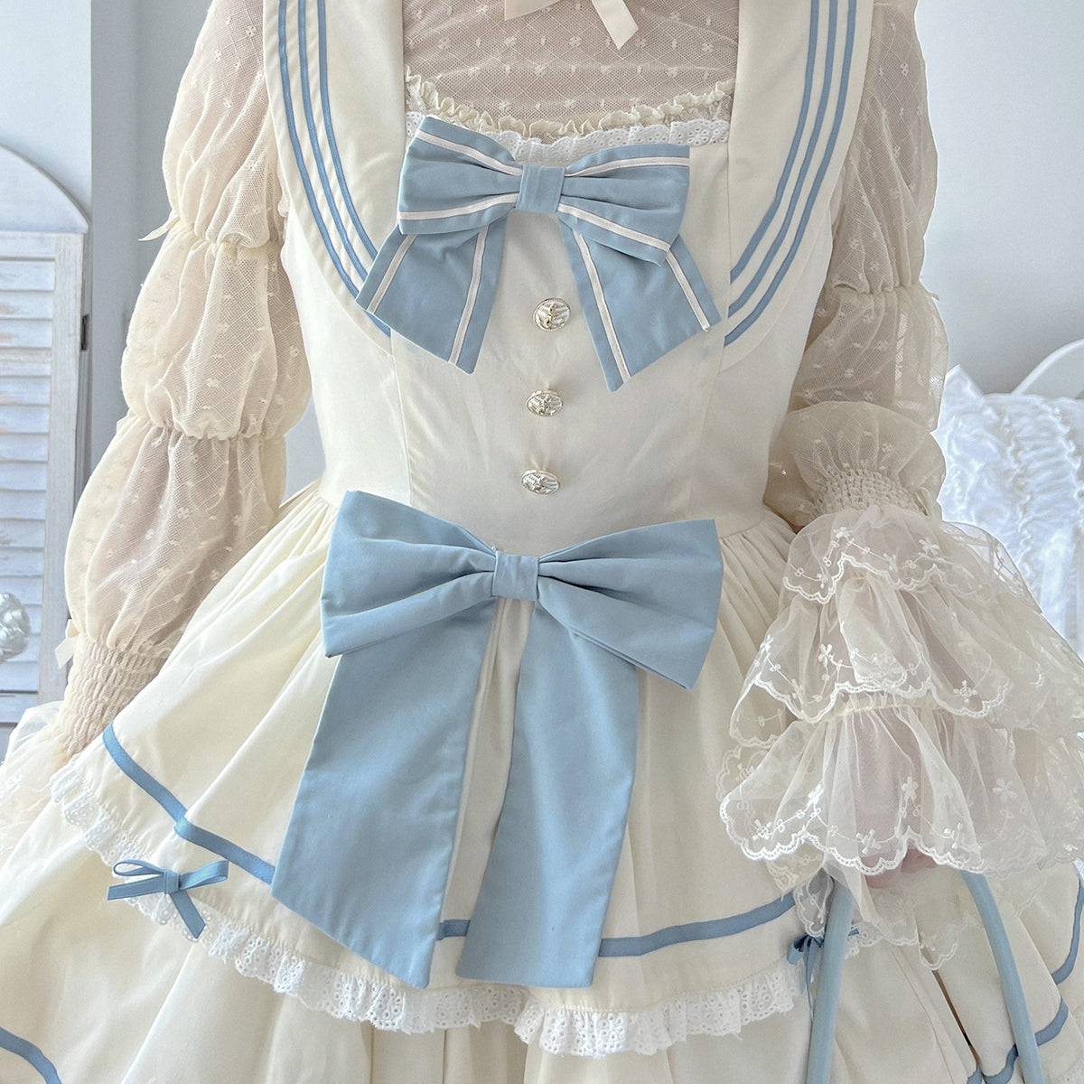 In the Sea Breeze marine style jumper skirt