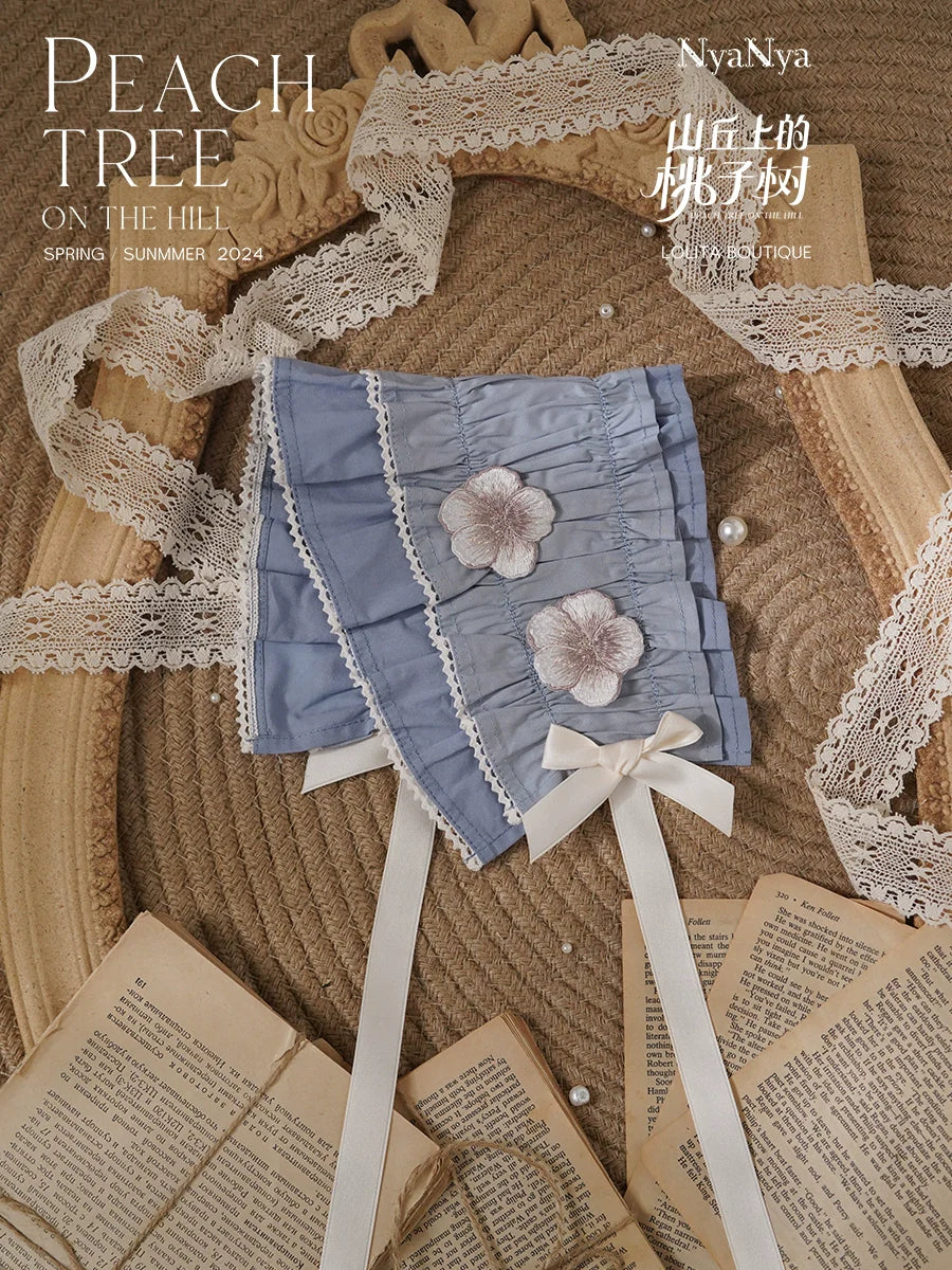 PEACH TREE 刺繍半袖ブラウス