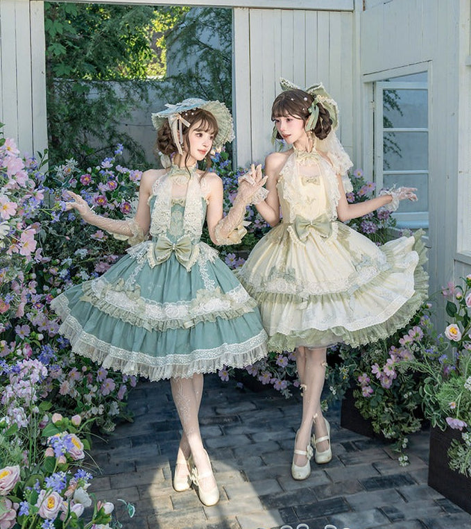 【受注予約7/1まで】最愛の鈴蘭 ホルターネックジャンパースカート