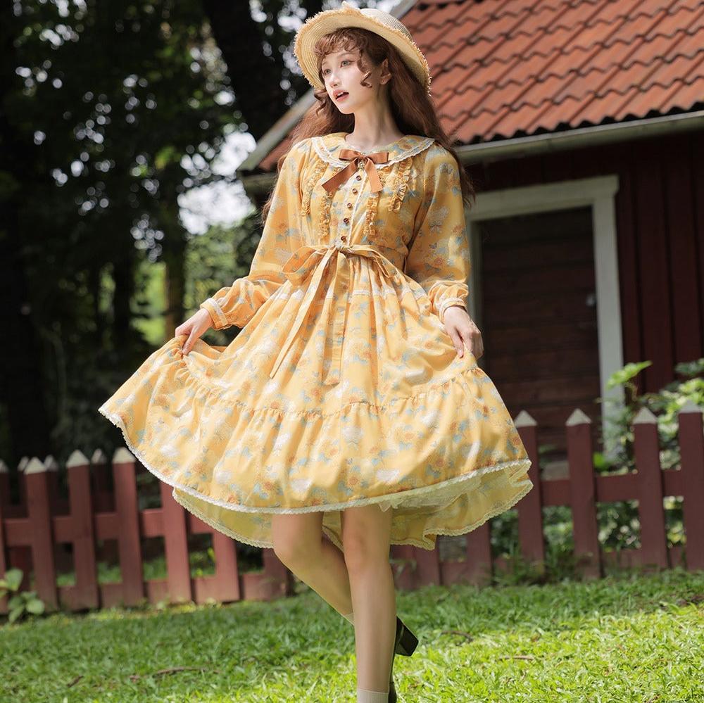 【予約販売】Gardening Sunflower デイリーワンピース