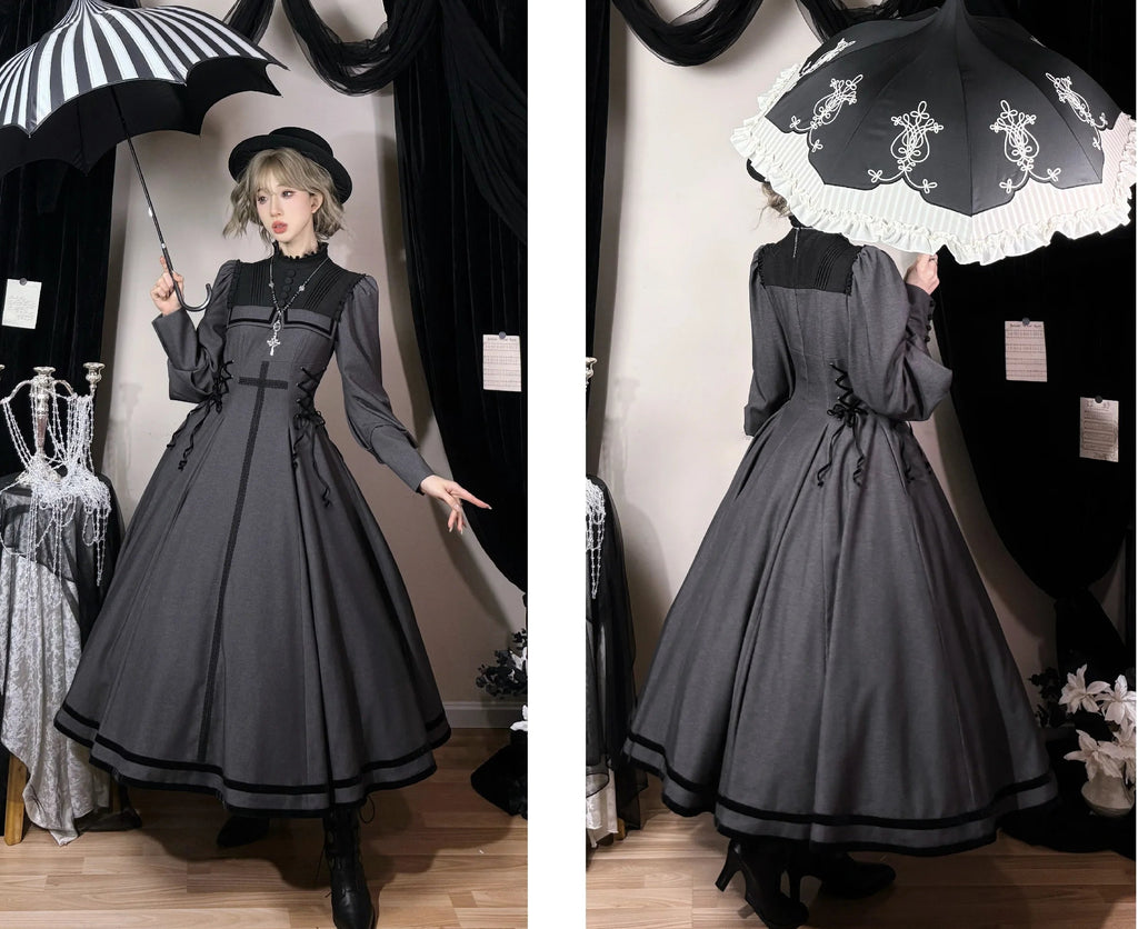 【受注予約10/21まで】Raven Messenger ゴシックロングワンピース