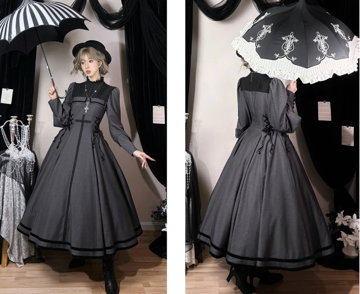 【受注予約10/21まで】Raven Messenger ゴシックロングワンピース