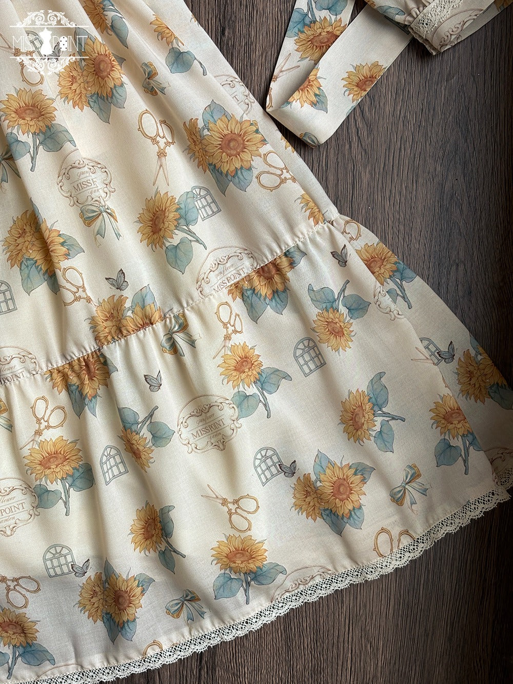 【予約販売】Gardening Sunflower デイリーワンピース
