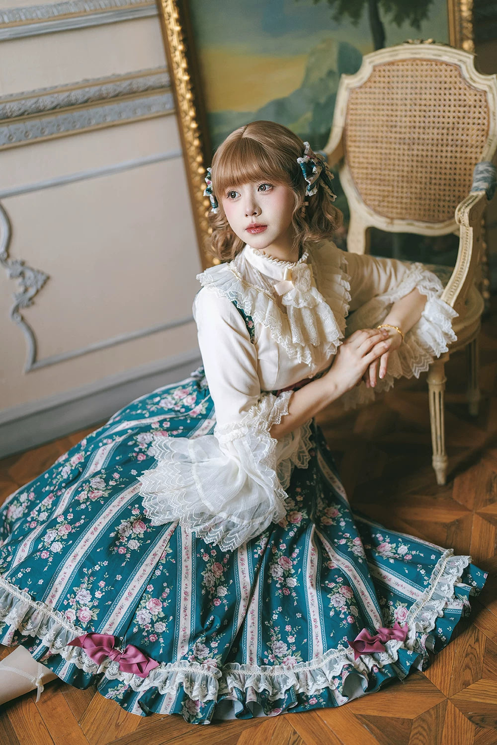 【受注予約10/20まで】Susan Garden コルセットジャンパースカート