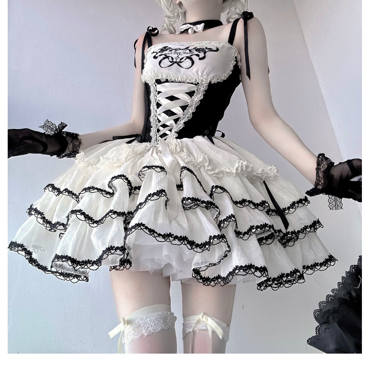 Bell's Gift バレエ風ジャンパースカート – ロリータファッション通販 Bell's Gift バレエ風ジャンパースカート – ロリータファッション通販