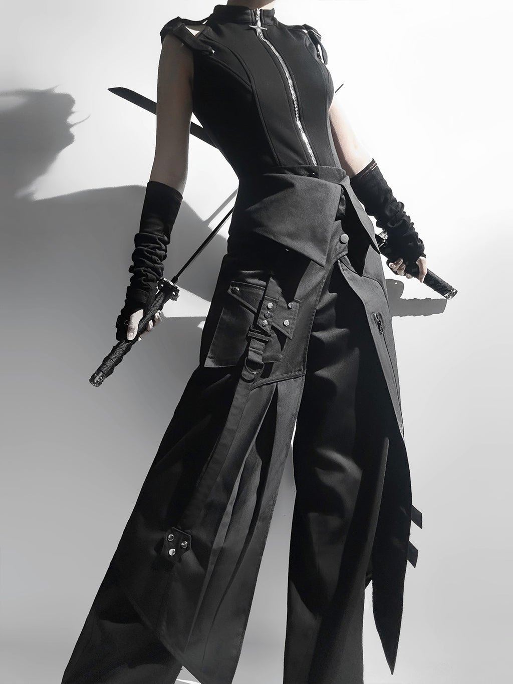 Knight Blade ダブルベルトロングパンツ4点セット