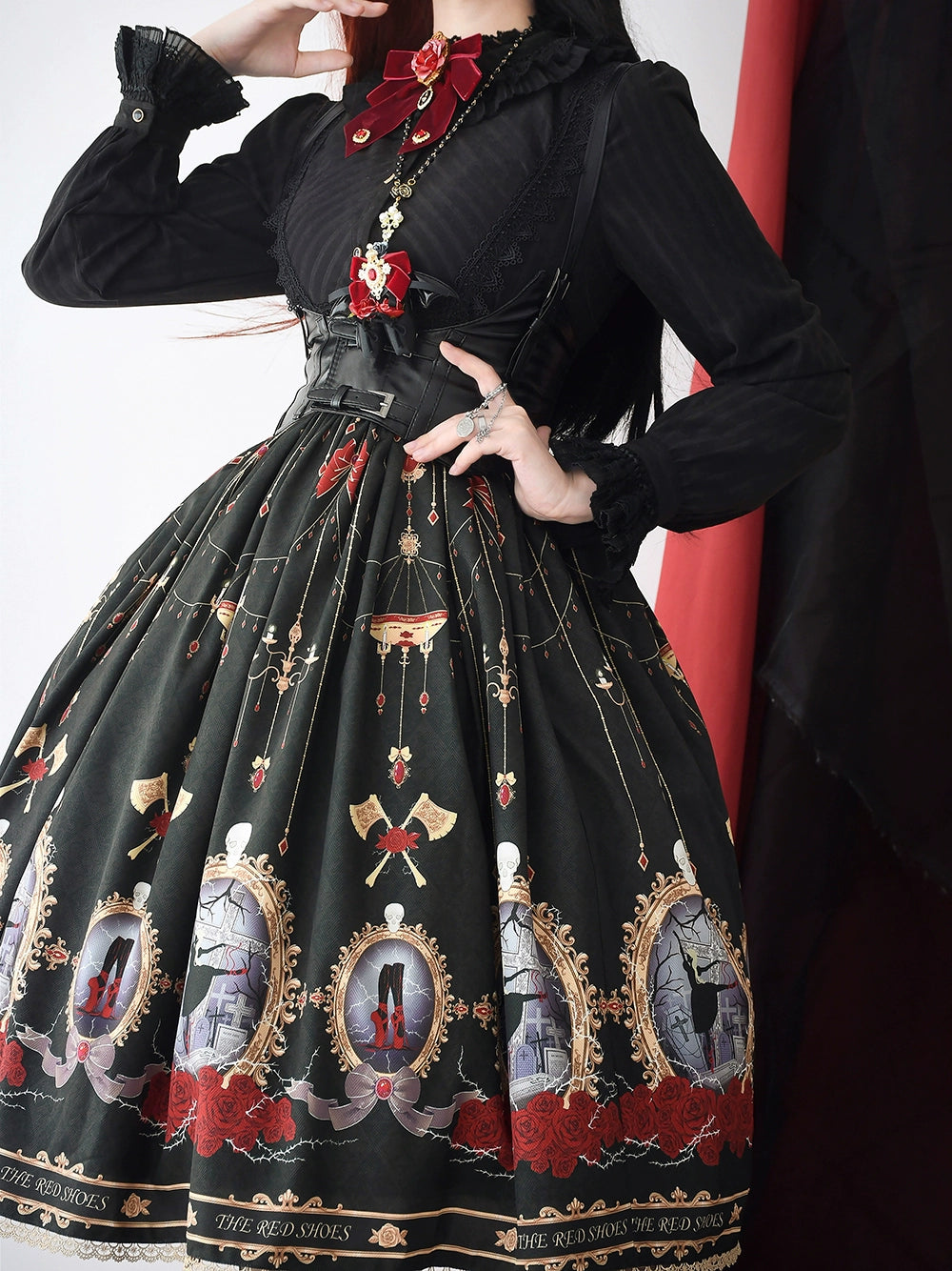 【予約販売】魔法信徒クラシカルジャボタイ付ブラウス