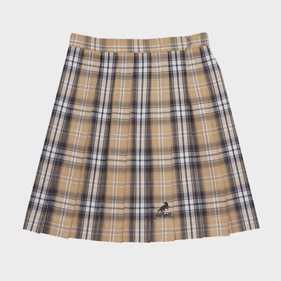 Hogwarts School of Witchcraft and Wizardry Check school-style pleated skirt