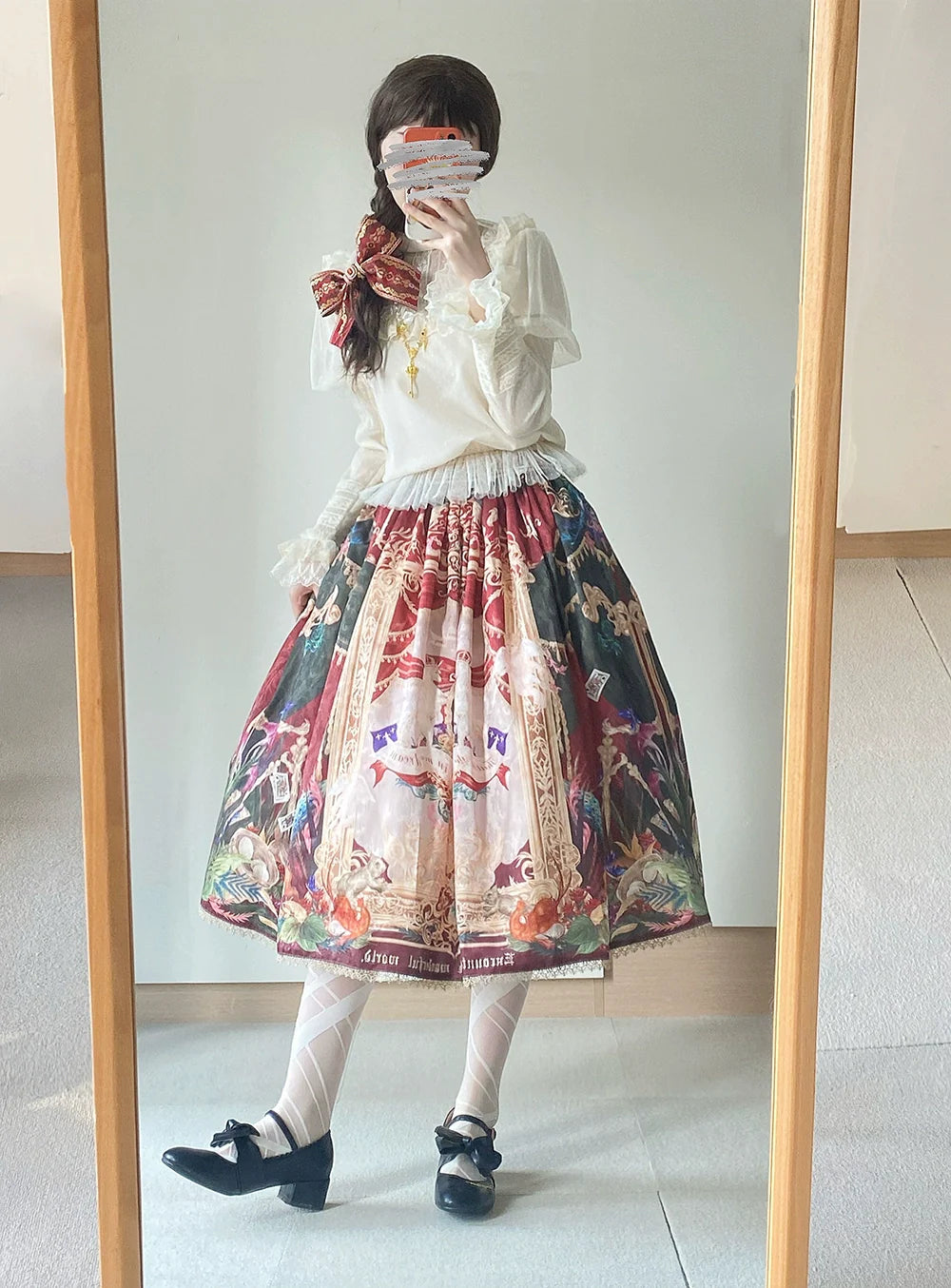 【受注予約4/8まで】Wanhua Mirror 西洋貴族風スカート レースタイプ