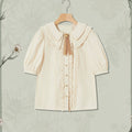 【受注予約10/8まで】Wild Daisies in the Garden 半袖ブラウス