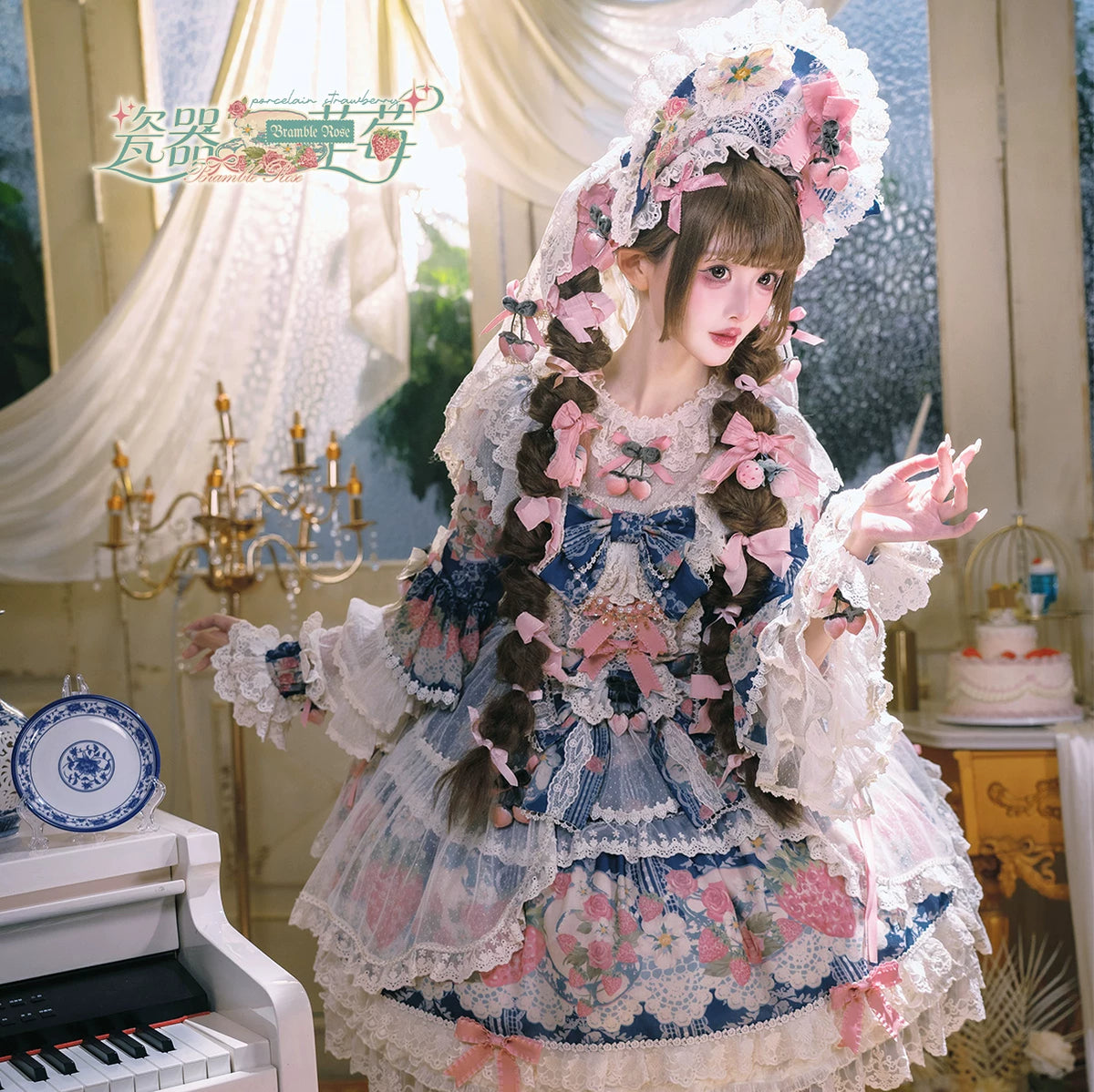 【受注予約11/12まで】 Porcelain Strawberry プリンセスドレス