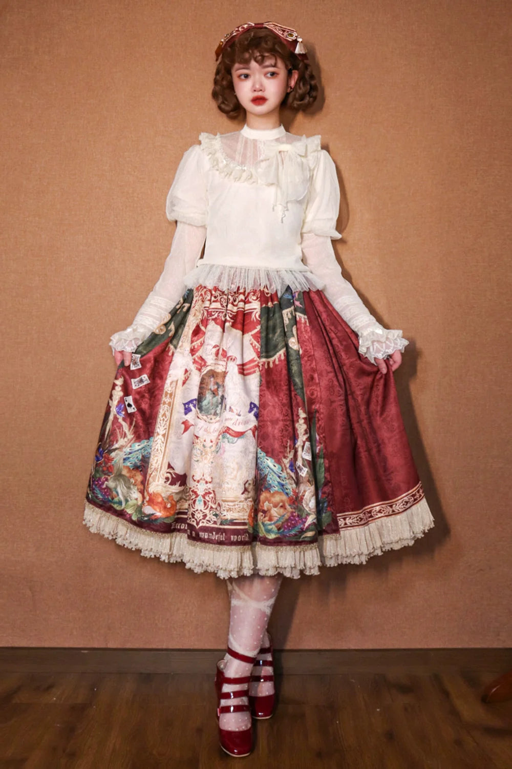 Wanhua Mirror Western aristocratic skirt frill type