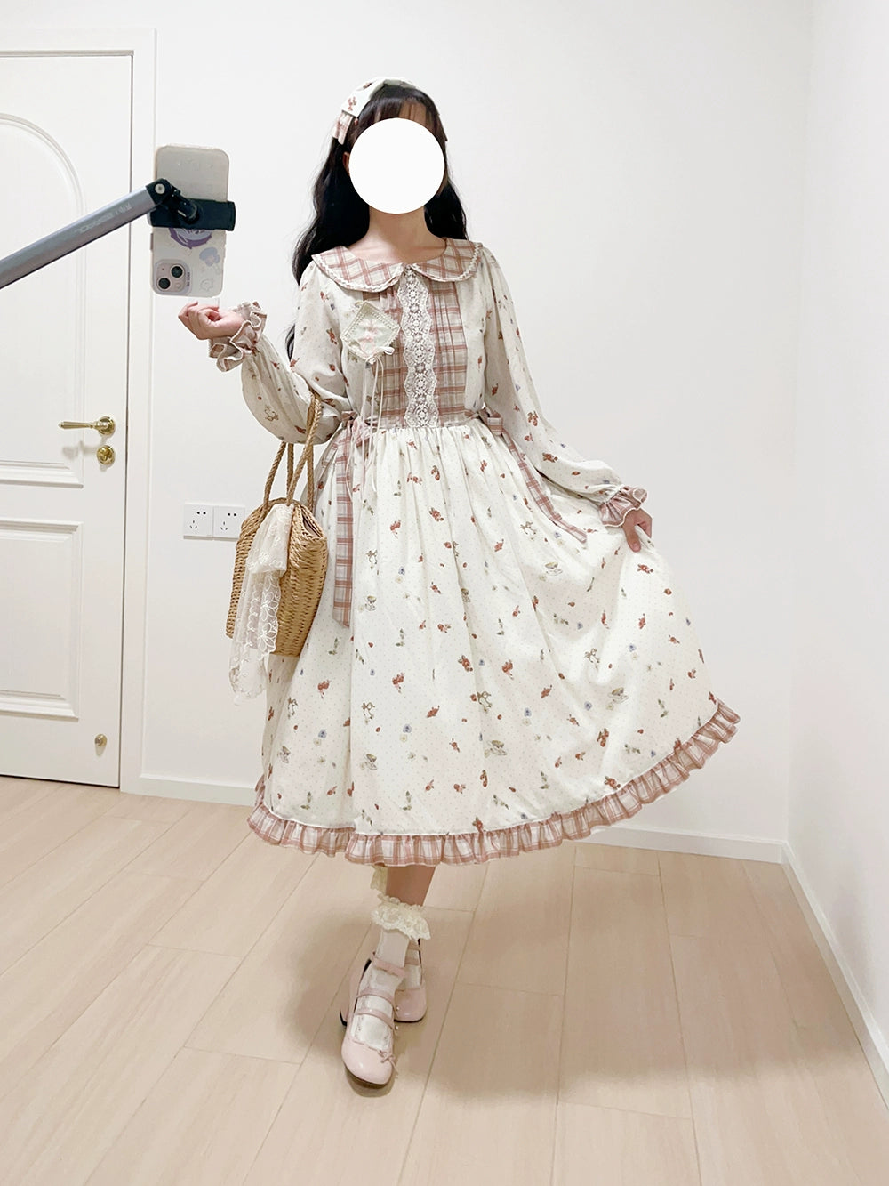 [Pre-order] Autumn Pleasure Round Collar Dress