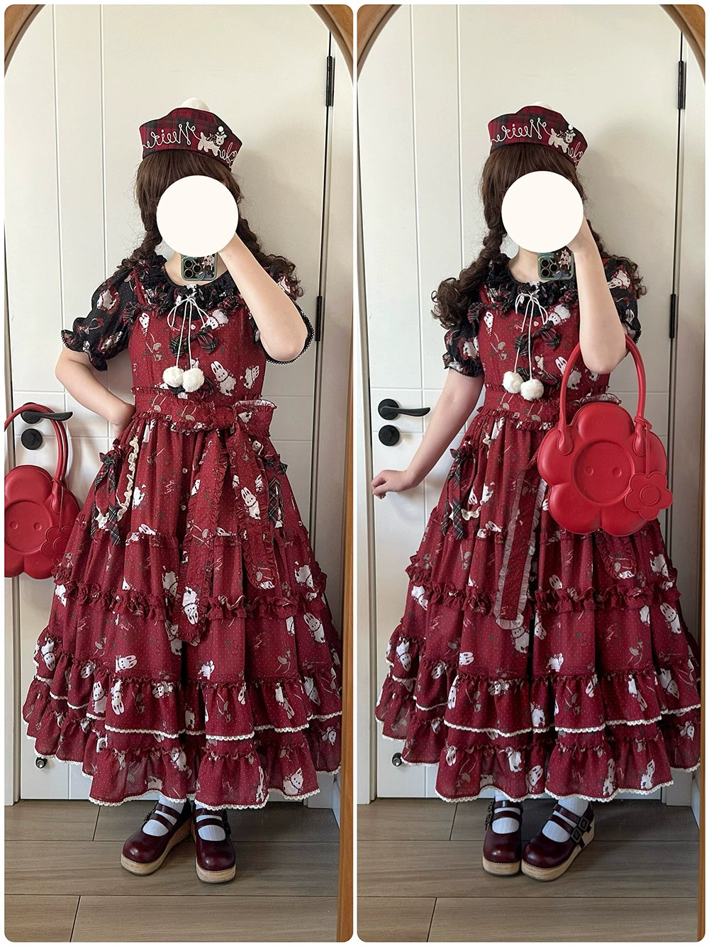 【予約販売】Sweet Berry Rabbit ジャンパースカート