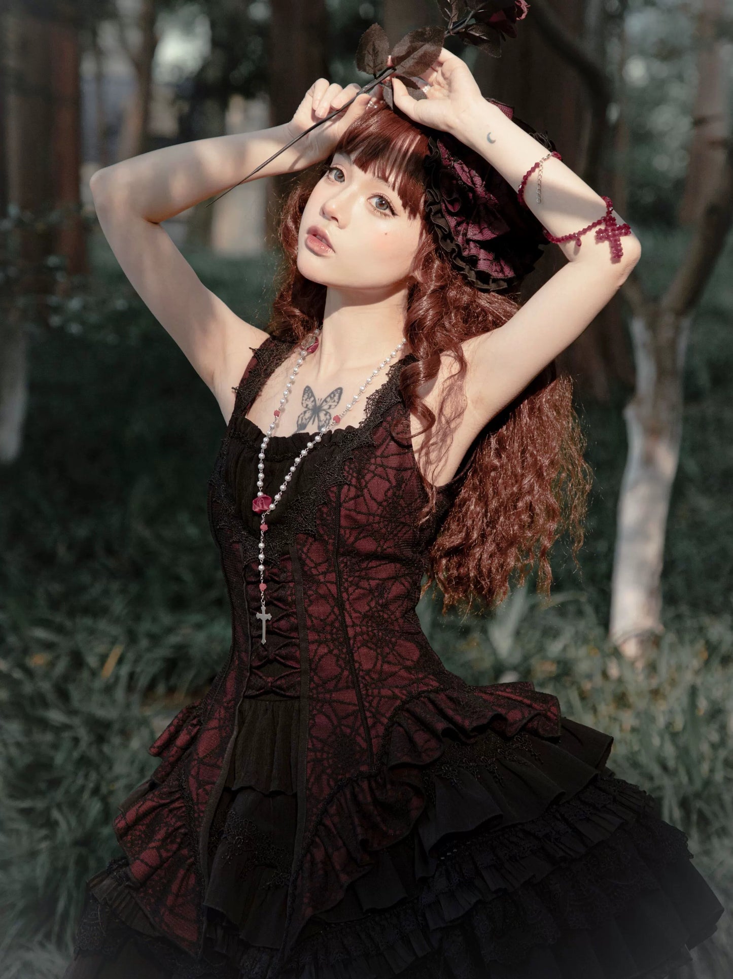 [Sales period ended] Breaking Celemony Gothic Lolita Corset Top