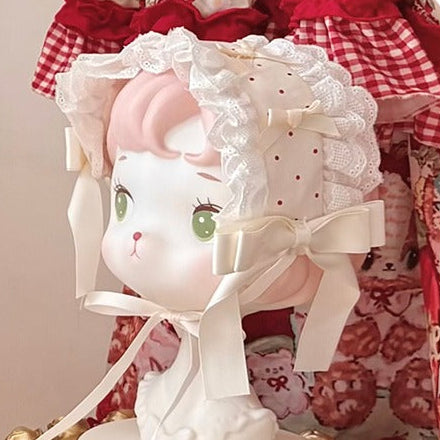 Strawberry Bear Cerenade ティアードワンピース・オフホワイト