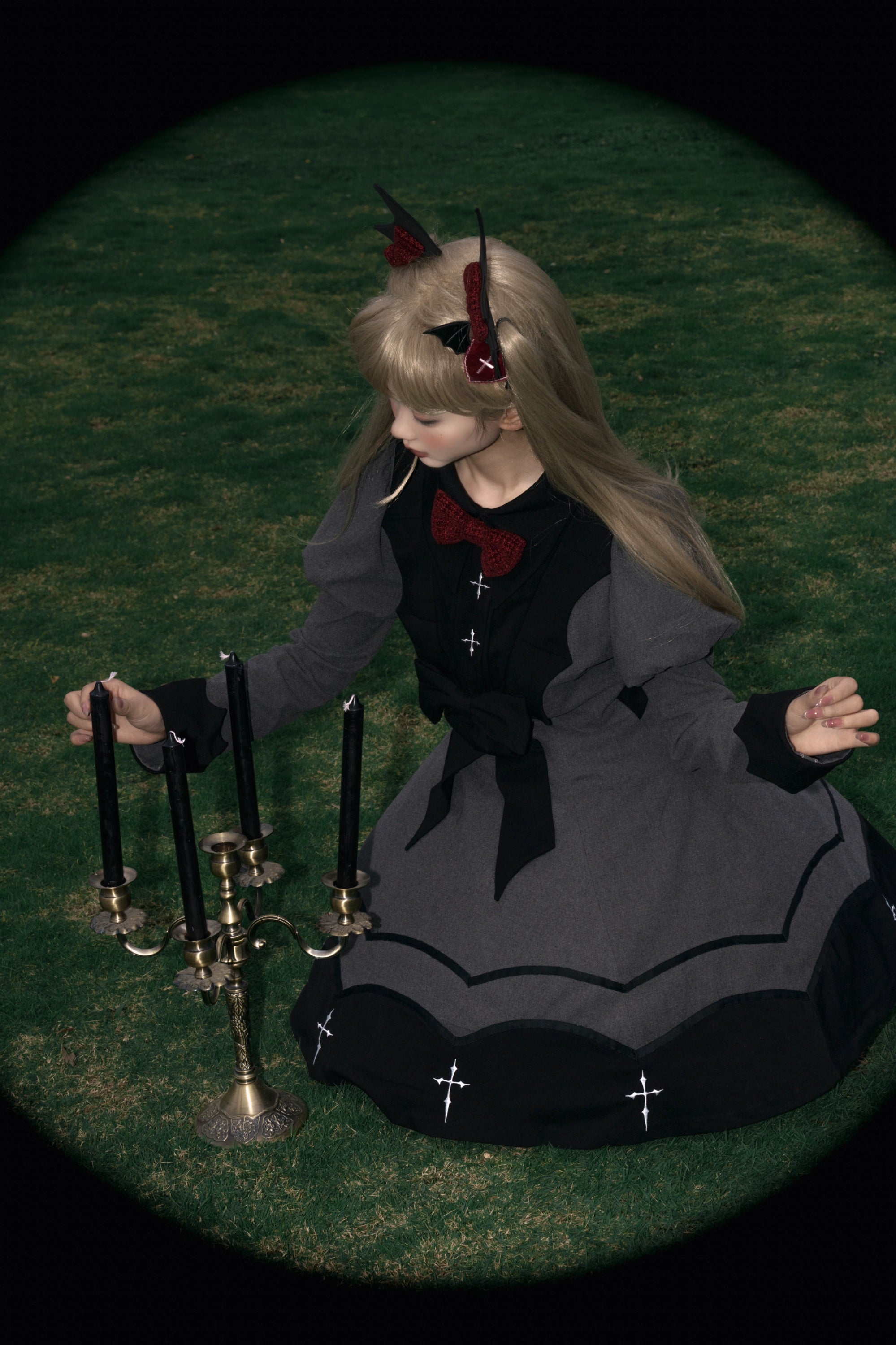【受注予約6/29まで】Vampire Girl 蝙蝠ワンピース