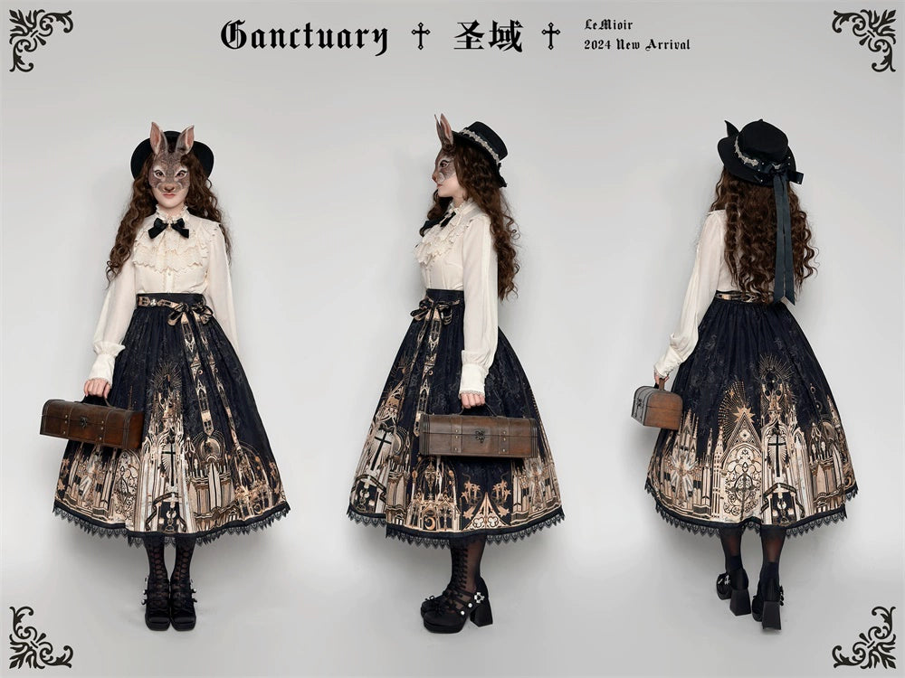 [Sale period ended] Sanctuary Gothic Lolita stand collar blouse