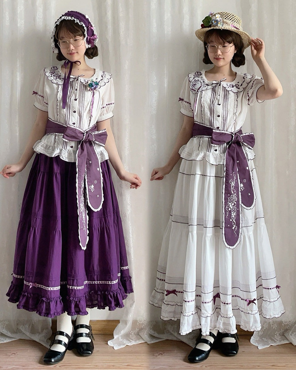 【受注予約7/22まで】四季の果樹園 ペチコートスカート
