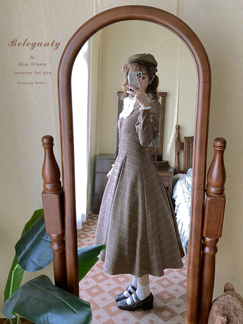 Miss Winnie マント付きワンピース