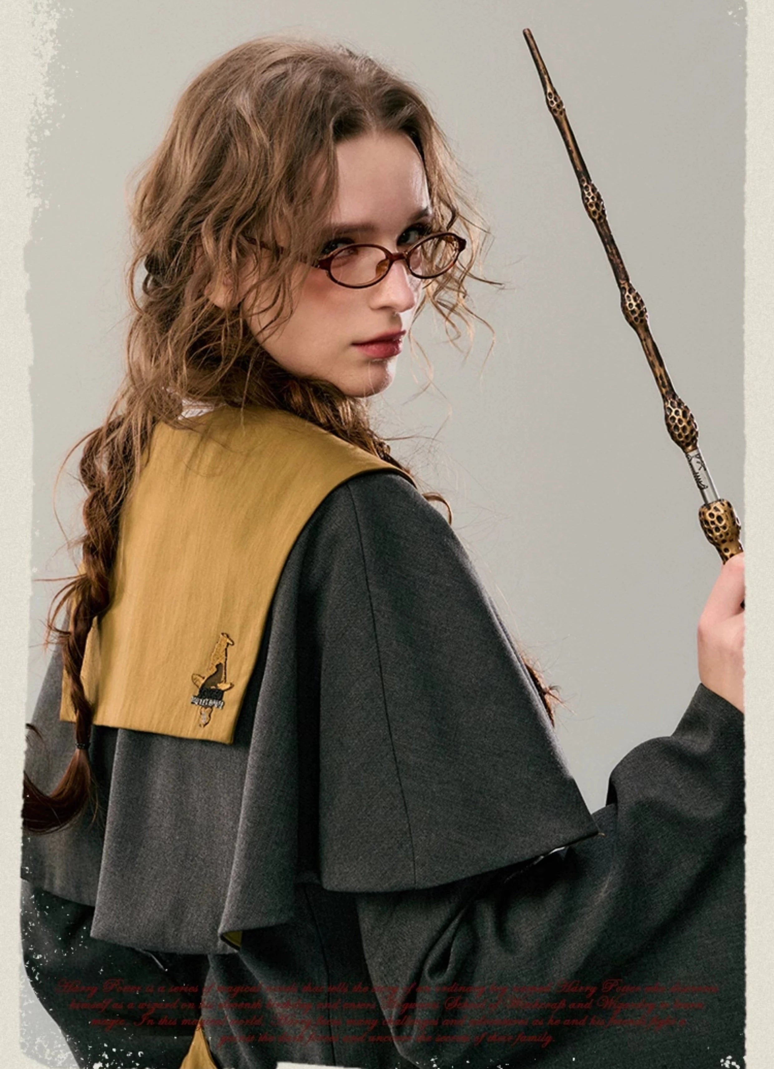[Pre-order] Hogwarts School of Witchcraft and Wizardry Cape Design Mini Dress