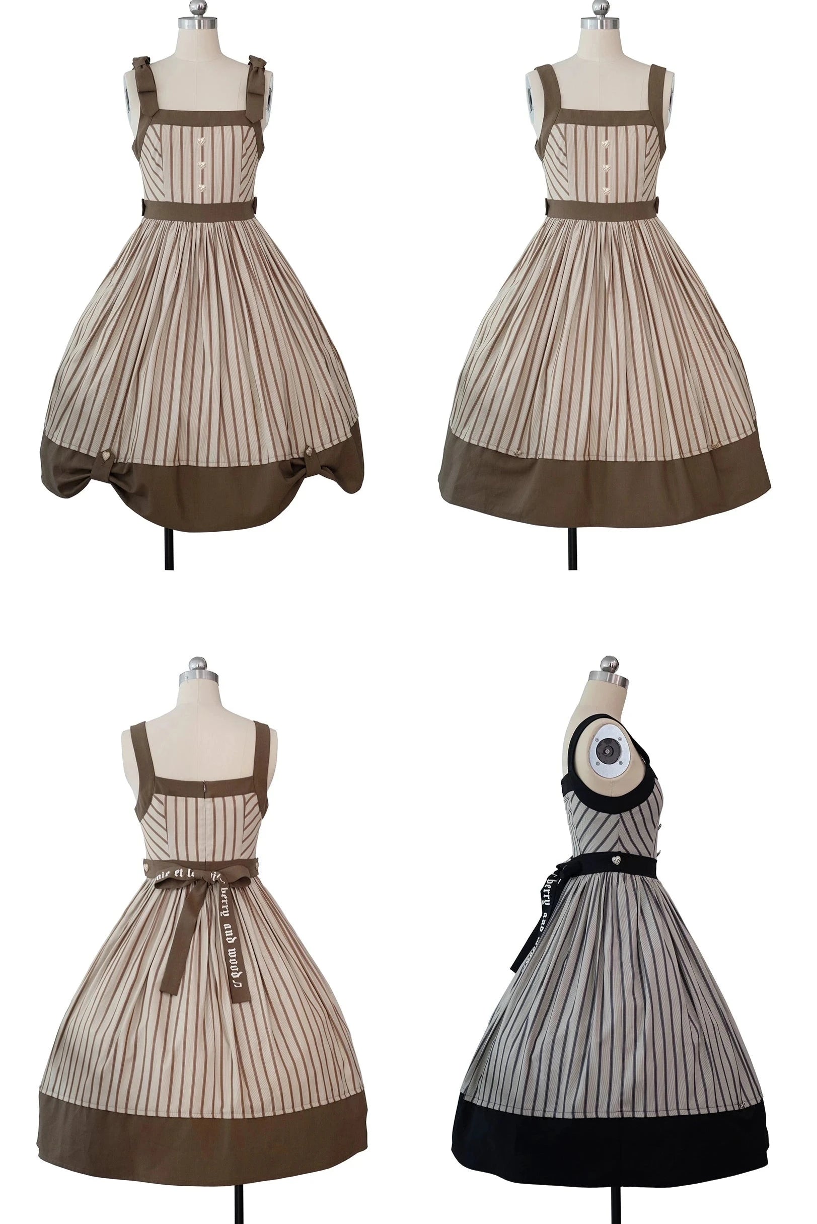 [Pre-orders available until 11/7] Twilight and Nightfall Striped Jumper Skirt