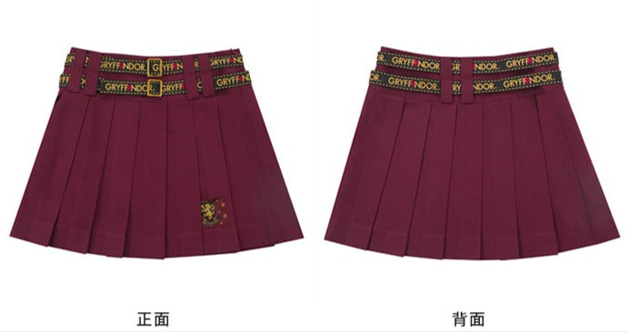 [Pre-order] Hogwarts School of Witchcraft and Wizardry Print Belt Miniskirt